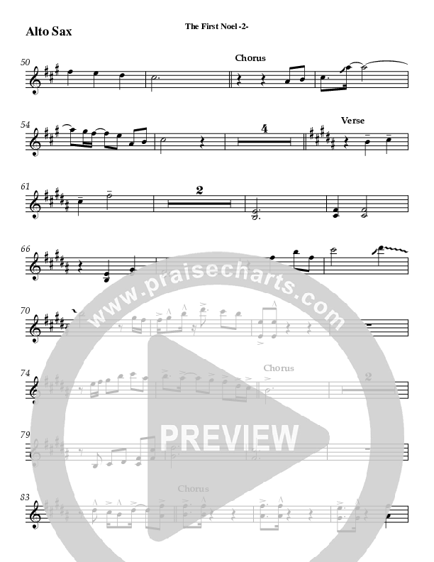 The First Noel Alto Sax (AnderKamp Music)