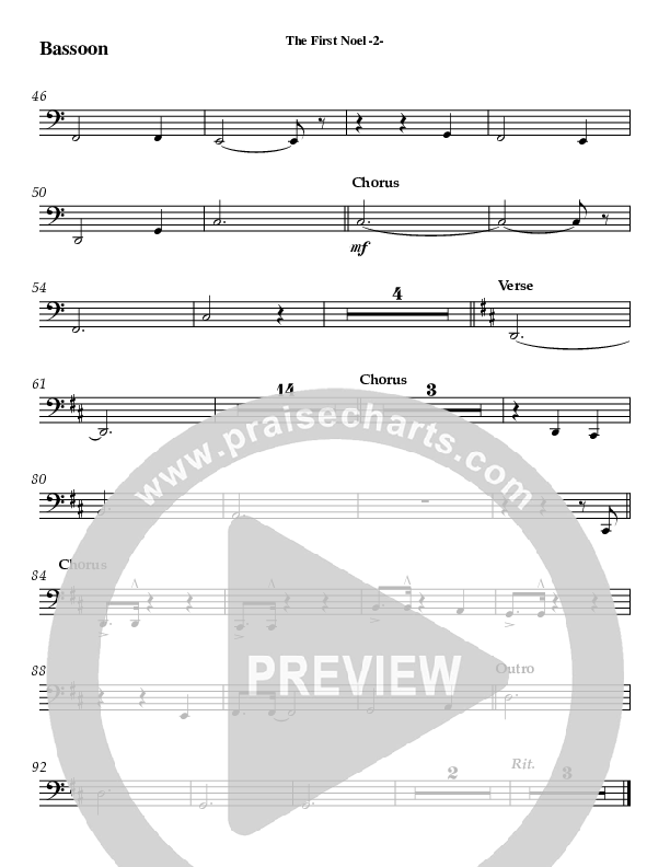 The First Noel Bassoon (AnderKamp Music)