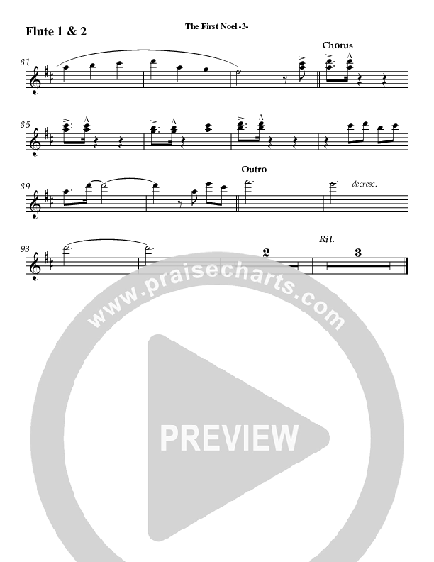 The First Noel Flute 1/2 (AnderKamp Music)