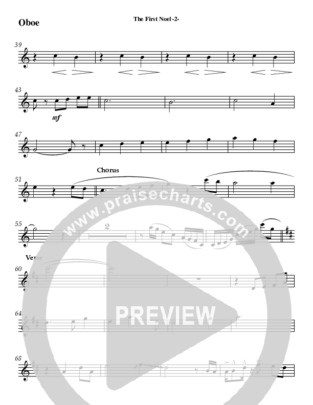 The First Noel Oboe (AnderKamp Music)