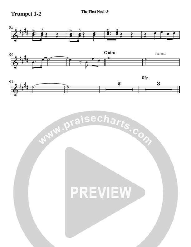 The First Noel Trumpet 1,2 (AnderKamp Music)