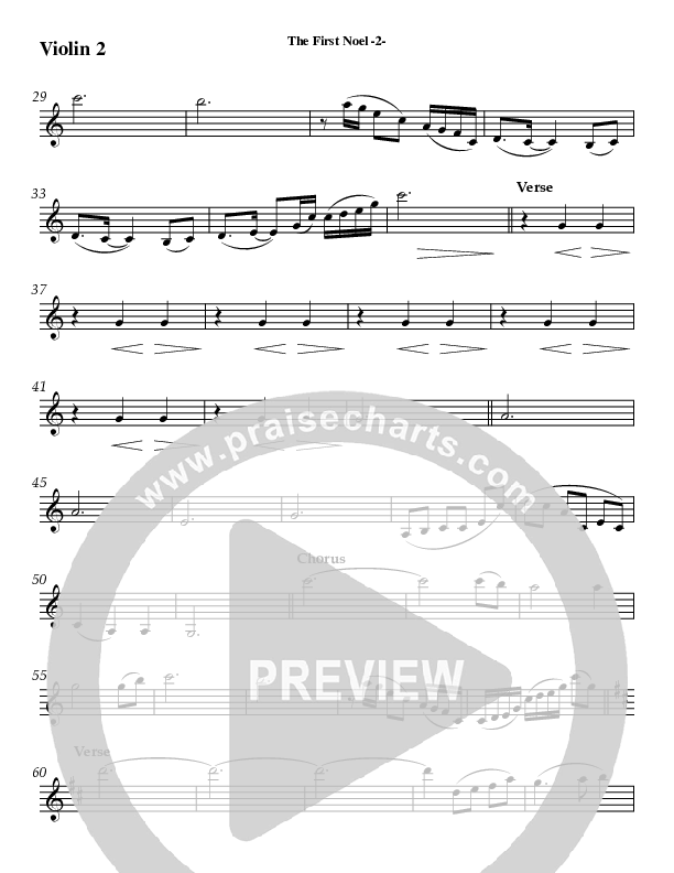 The First Noel Violin 2 (AnderKamp Music)