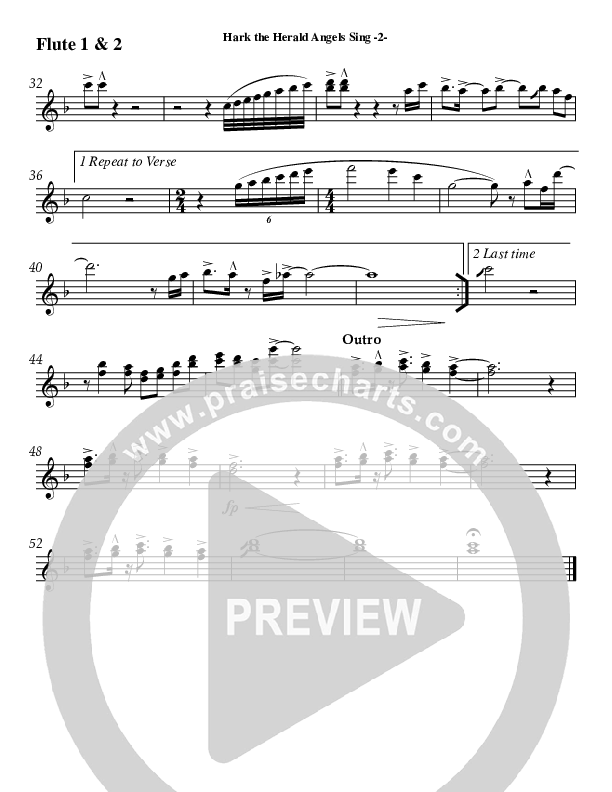 Hark The Herald Angels Sing Flute 1/2 (AnderKamp Music)