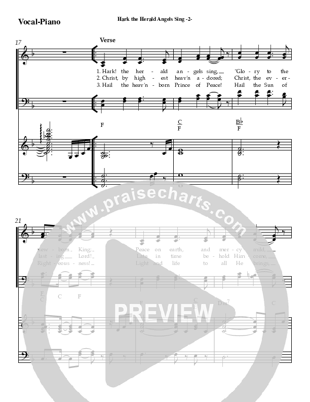 Hark The Herald Angels Sing Piano/Vocal (AnderKamp Music)