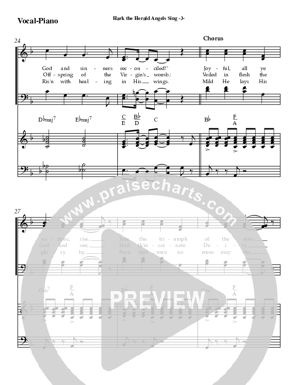 Hark The Herald Angels Sing Piano/Vocal (AnderKamp Music)