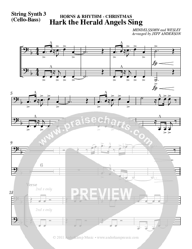 Hark The Herald Angels Sing Synth (AnderKamp Music)