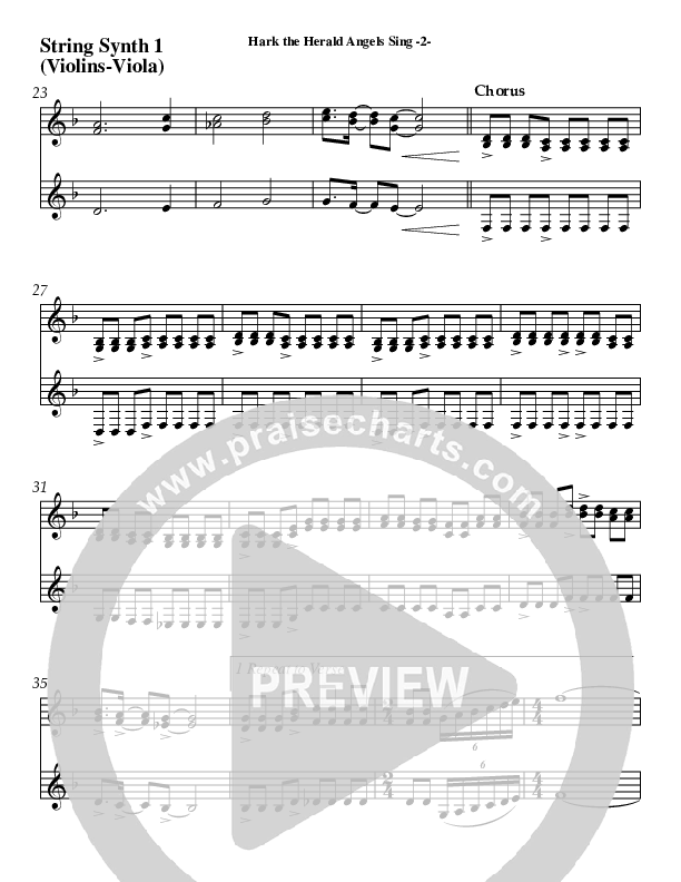 Hark The Herald Angels Sing Synth Strings (AnderKamp Music)