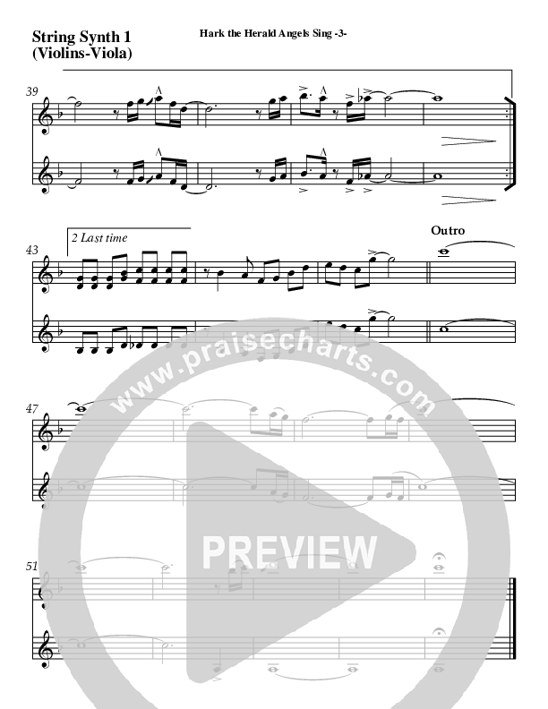 Hark The Herald Angels Sing Synth Strings (AnderKamp Music)