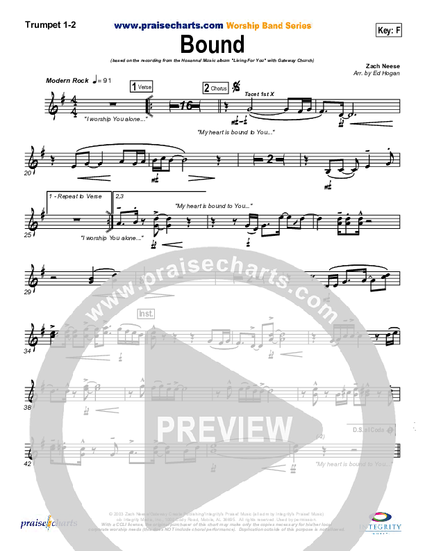 Bound Trumpet 1,2 (Gateway Worship)