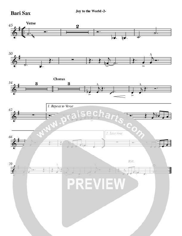 Horns & Rhythm Christmas Complete Set Bari Sax (AnderKamp Music)
