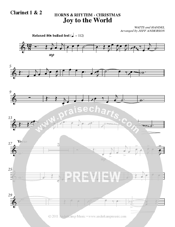 Horns & Rhythm Christmas Complete Set Clarinet (AnderKamp Music)
