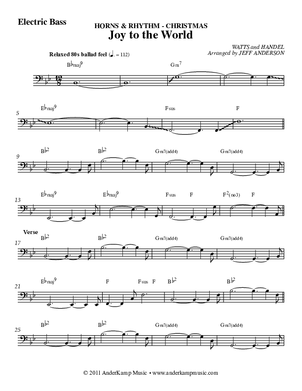 Horns & Rhythm Christmas Complete Set Electric Guitar (AnderKamp Music)