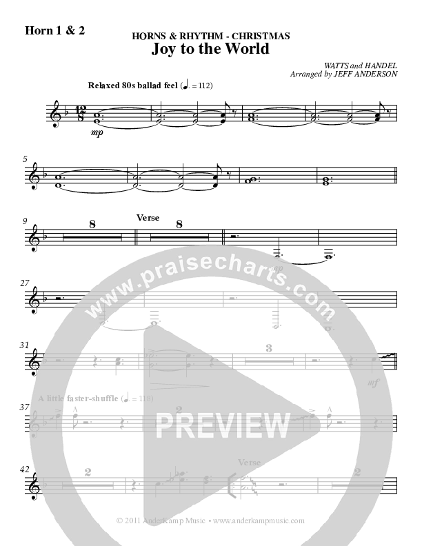 Horns & Rhythm Christmas Complete Set French Horn 1/2 (AnderKamp Music)