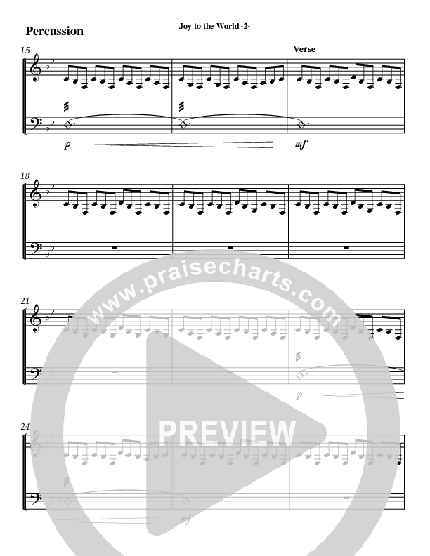 Horns & Rhythm Christmas Complete Set Percussion (AnderKamp Music)