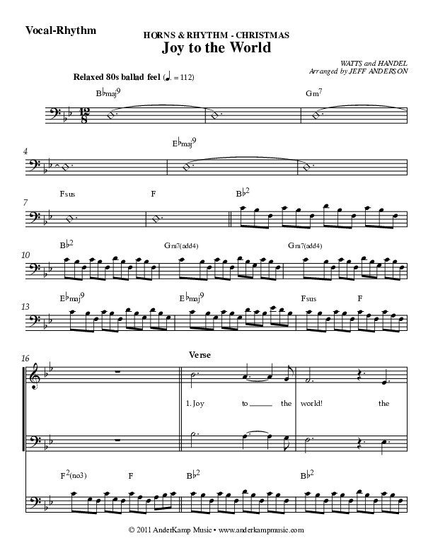 Horns & Rhythm Christmas Complete Set Rhythm/Vocal (AnderKamp Music)