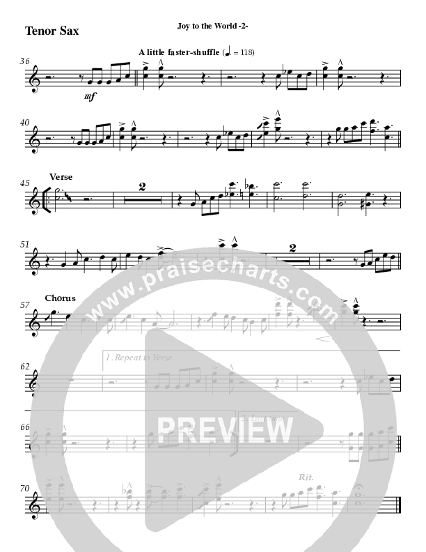 Horns & Rhythm Christmas Complete Set Tenor Sax 2 (AnderKamp Music)
