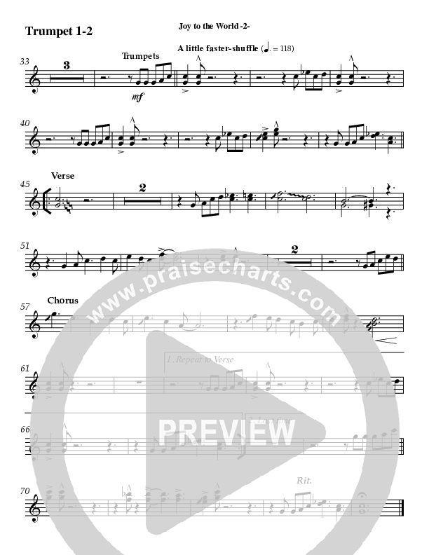 Horns & Rhythm Christmas Complete Set Trumpet 1,2 (AnderKamp Music)