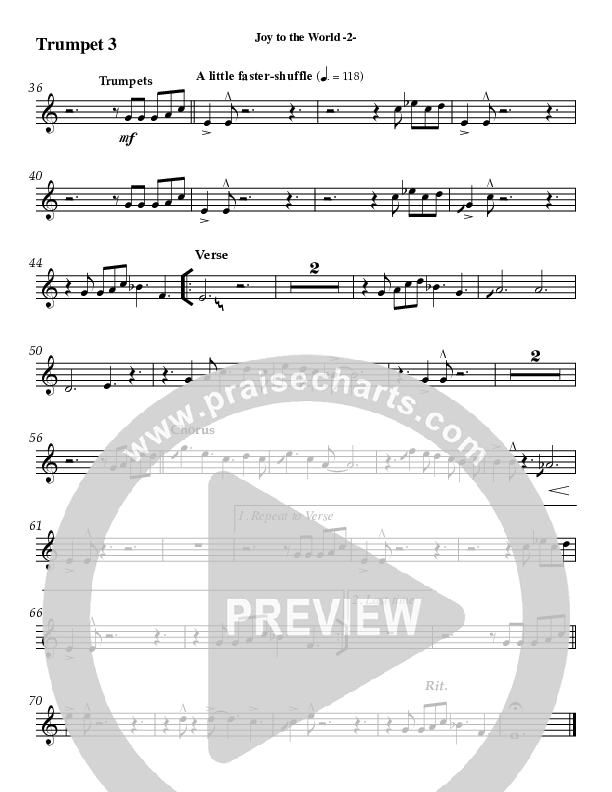 Horns & Rhythm Christmas Complete Set Trumpet 3 (AnderKamp Music)