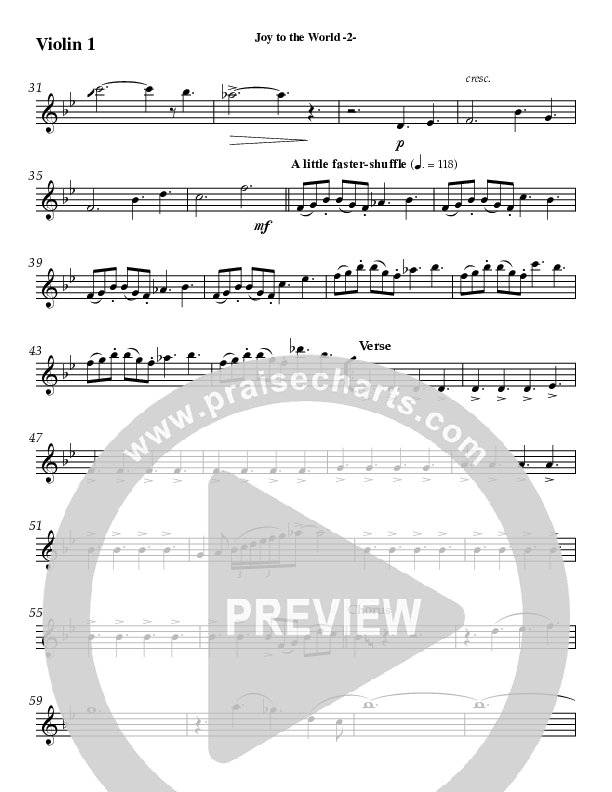 Horns & Rhythm Christmas Complete Set Violin 1 (AnderKamp Music)