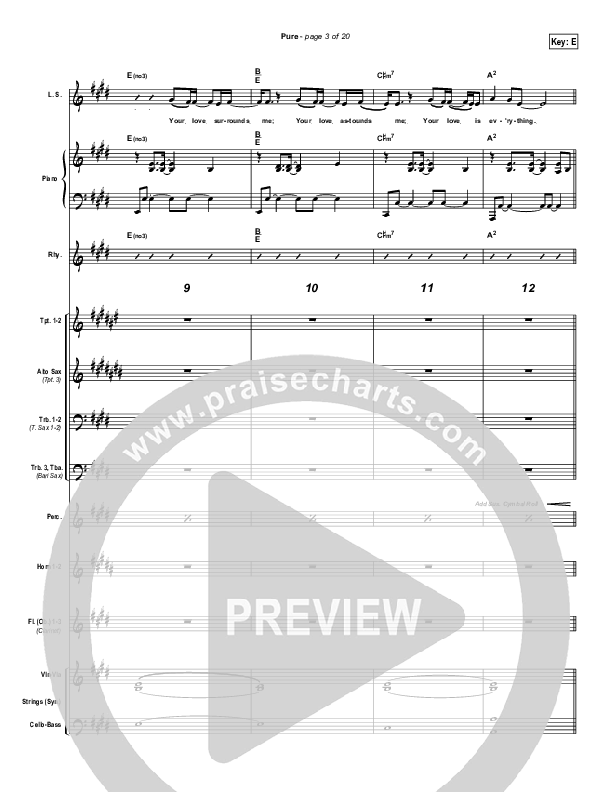 Pure Conductor's Score (Gateway Worship)