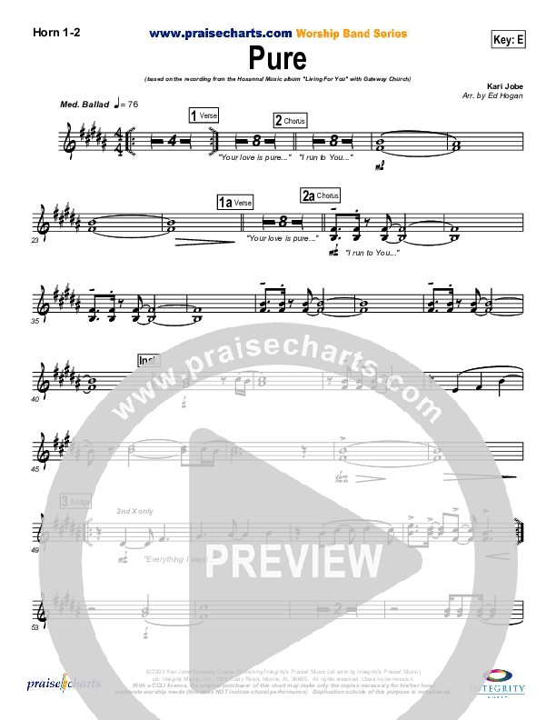 Pure French Horn 1/2 (Gateway Worship)