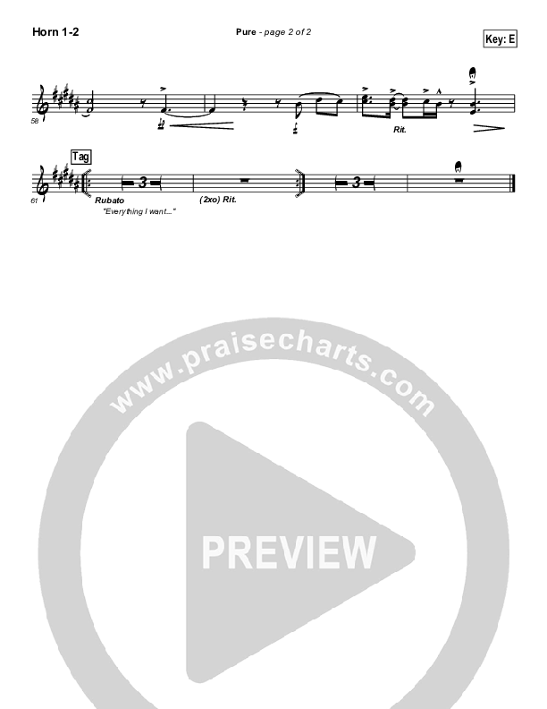 Pure French Horn 1/2 (Gateway Worship)