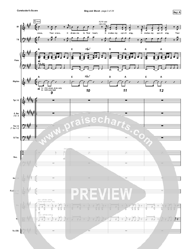 Sing And Shout Conductor's Score (Matt Redman)