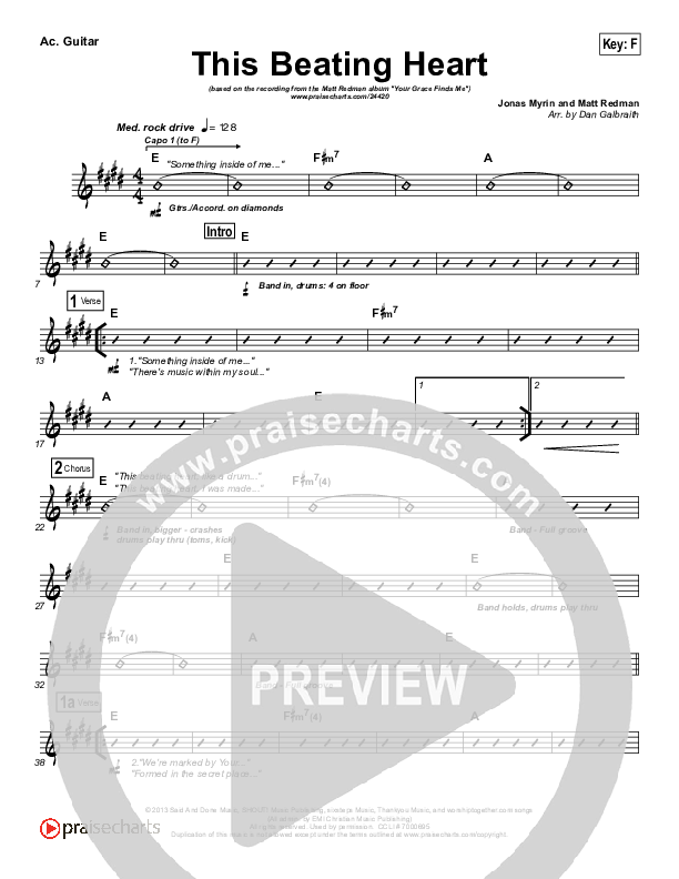This Beating Heart Rhythm Chart (Matt Redman)