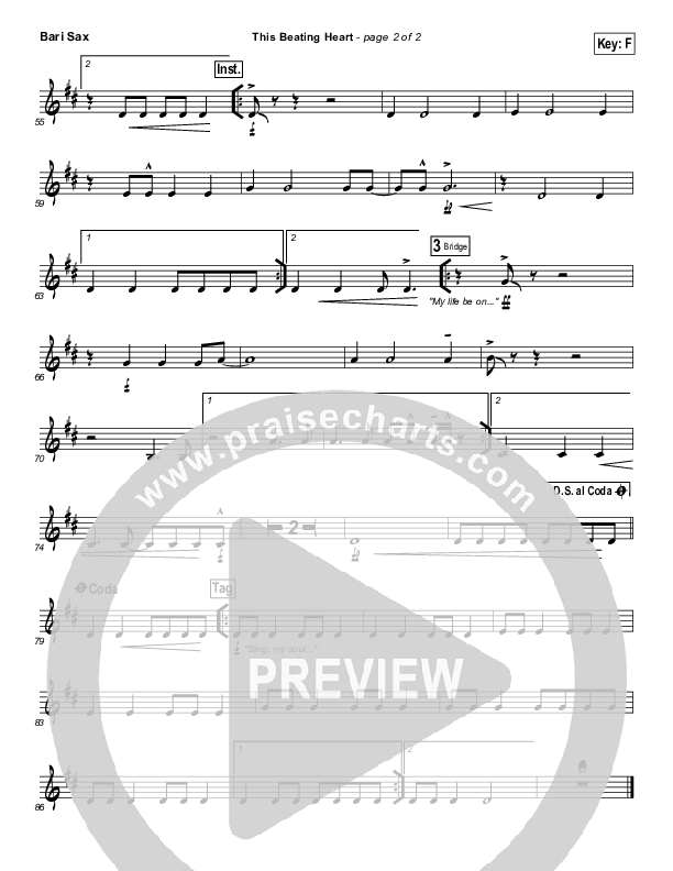 This Beating Heart Bari Sax (Matt Redman)