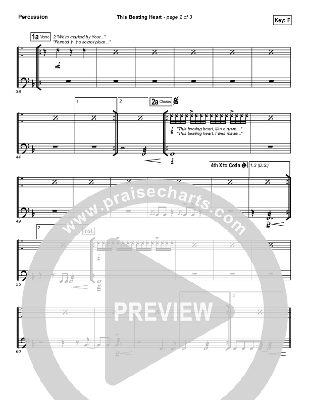 This Beating Heart Percussion (Matt Redman)