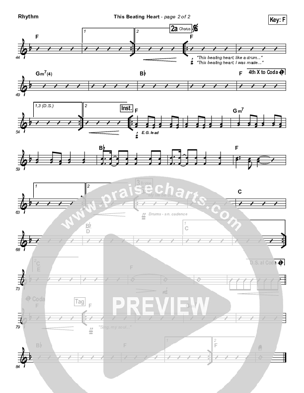 This Beating Heart Rhythm Chart (Matt Redman)