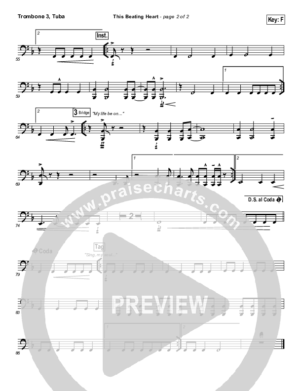 This Beating Heart Trombone 3/Tuba (Matt Redman)