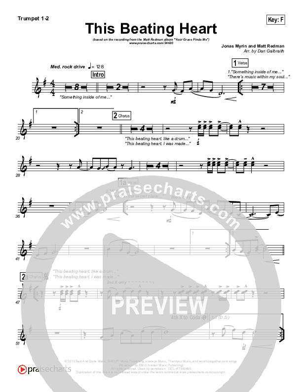 This Beating Heart Trumpet 1,2 (Matt Redman)