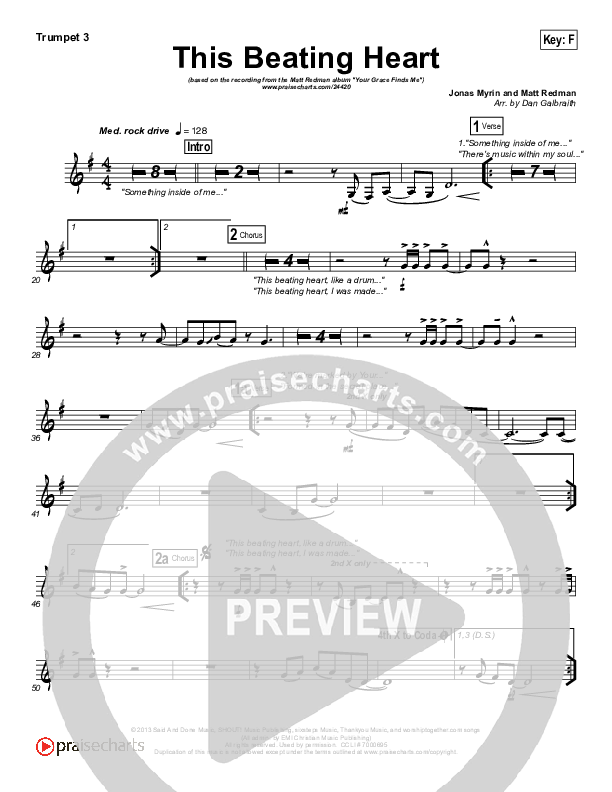This Beating Heart Trumpet 3 (Matt Redman)