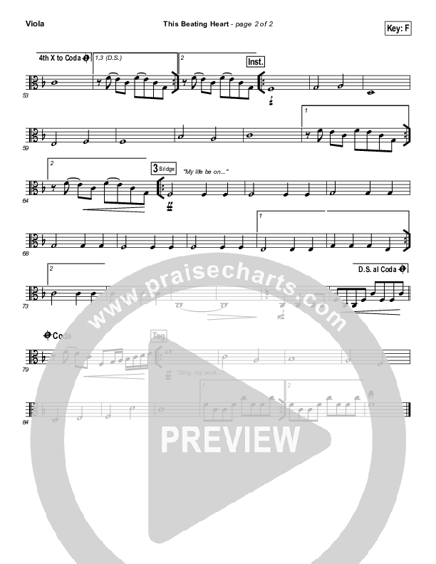 This Beating Heart Viola (Matt Redman)