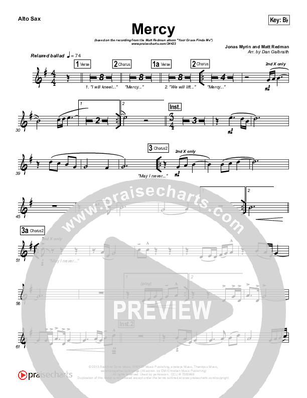 Mercy Wind Pack (Matt Redman)