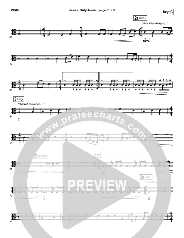 Jesus Only Jesus Viola (Matt Redman)