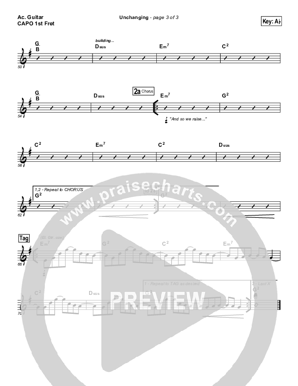 Unchanging Acoustic Guitar (Chris Tomlin)