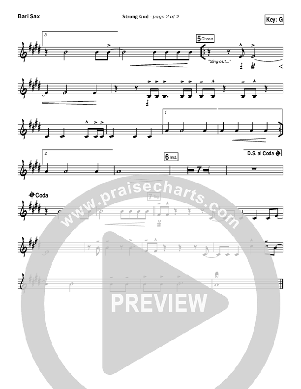 Strong God Bari Sax (Vertical Worship)