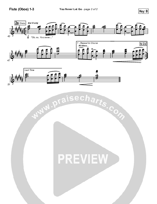 You Never Let Go Wind Pack (Matt Redman / Passion)