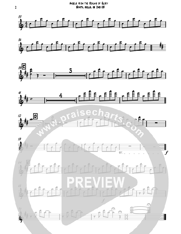 Angels From The Realms Of Glory (Instrumental) Synth (David Ayers)