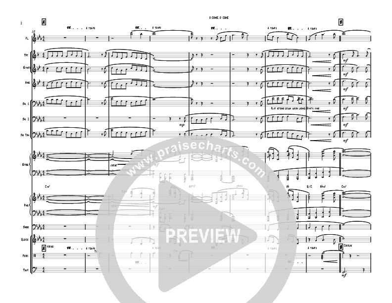 O Come O Come Emmanuel (Instrumental) Orchestration (David Ayers)