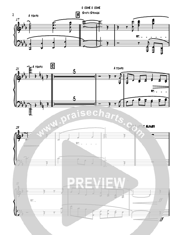 O Come O Come Emmanuel (Instrumental) Synth Strings (David Ayers)