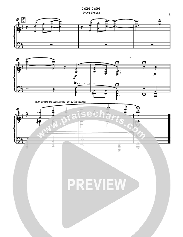 O Come O Come Emmanuel (Instrumental) Synth Strings (David Ayers)