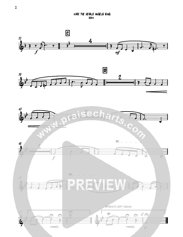 Hark The Herald Angels Sing (Instrumental) French Horn (David Ayers)