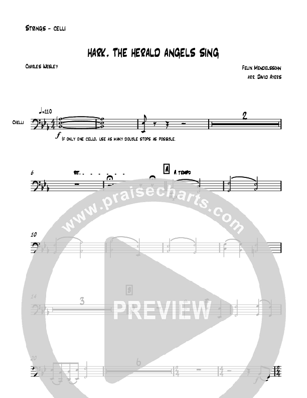 Hark The Herald Angels Sing (Instrumental) Strings (David Ayers)