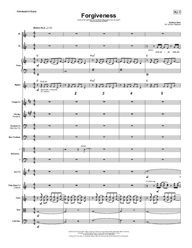 Forgiveness Orchestration (Matthew West)