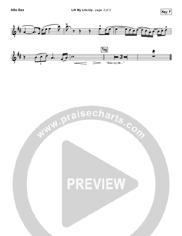 Lift My Life Up Alto Sax (Unspoken)