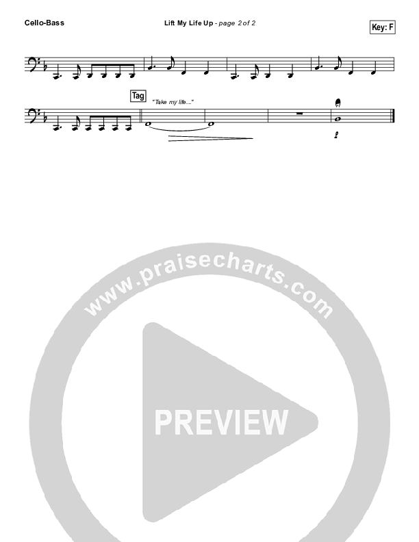 Lift My Life Up Cello/Bass (Unspoken)