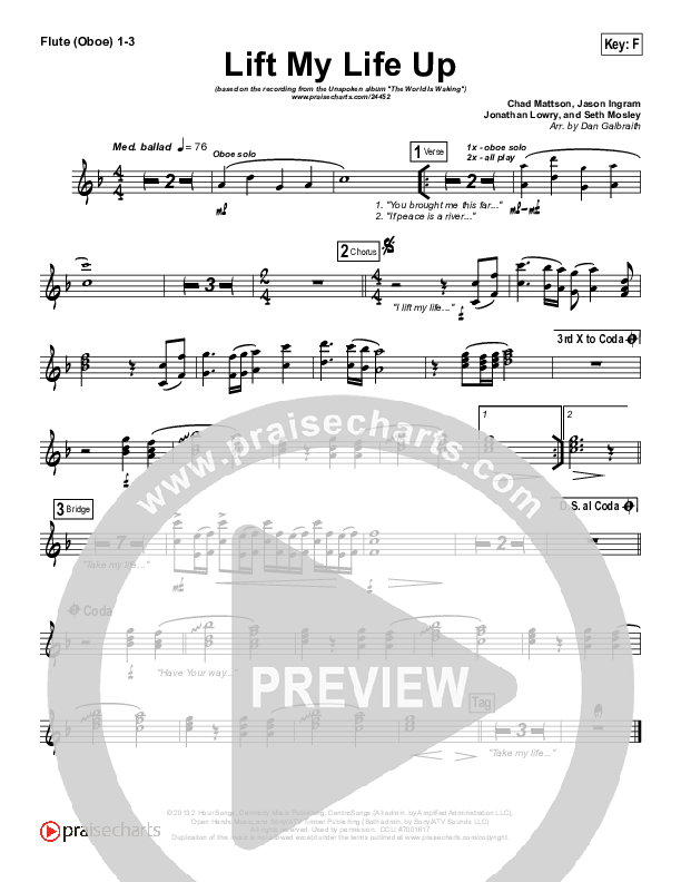 Lift My Life Up Wind Pack (Unspoken)